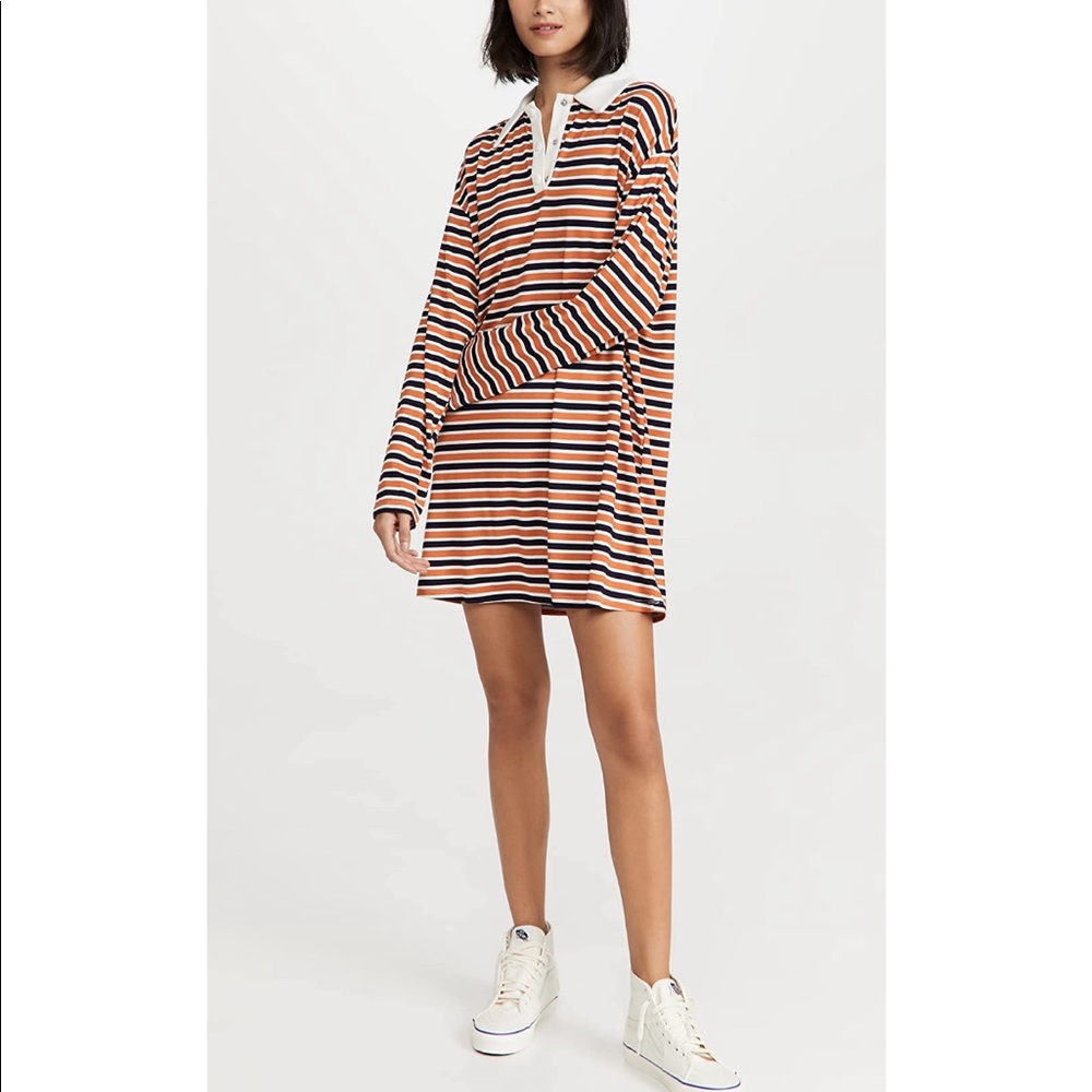 Glamorous Polo Long Sleeve Shirt Dress